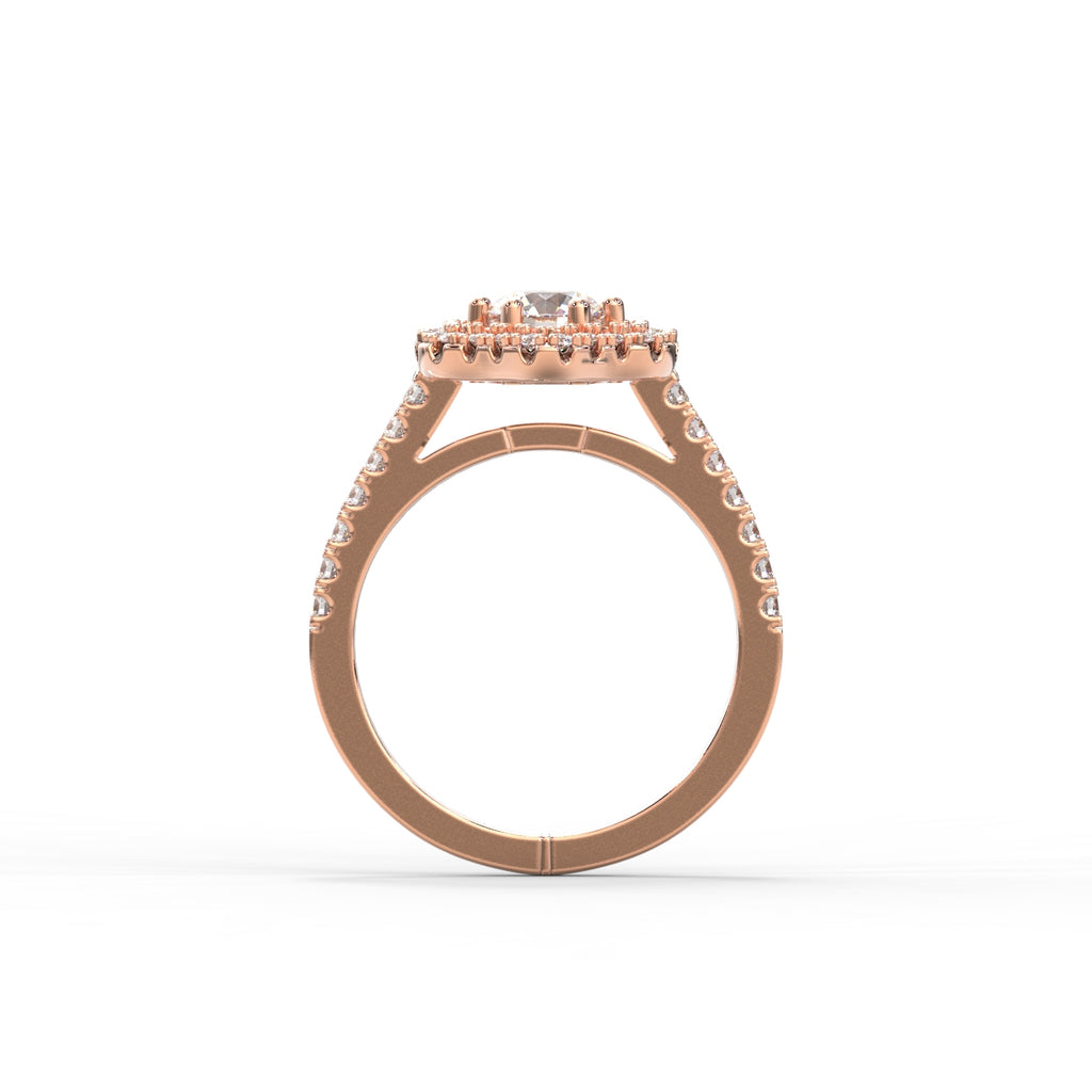 Flora Diamond Engagement Ring-Sivana Diamonds
