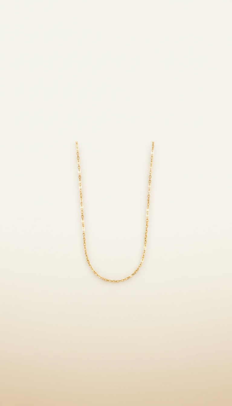 Delicate Vermeil Gold Chain Necklace