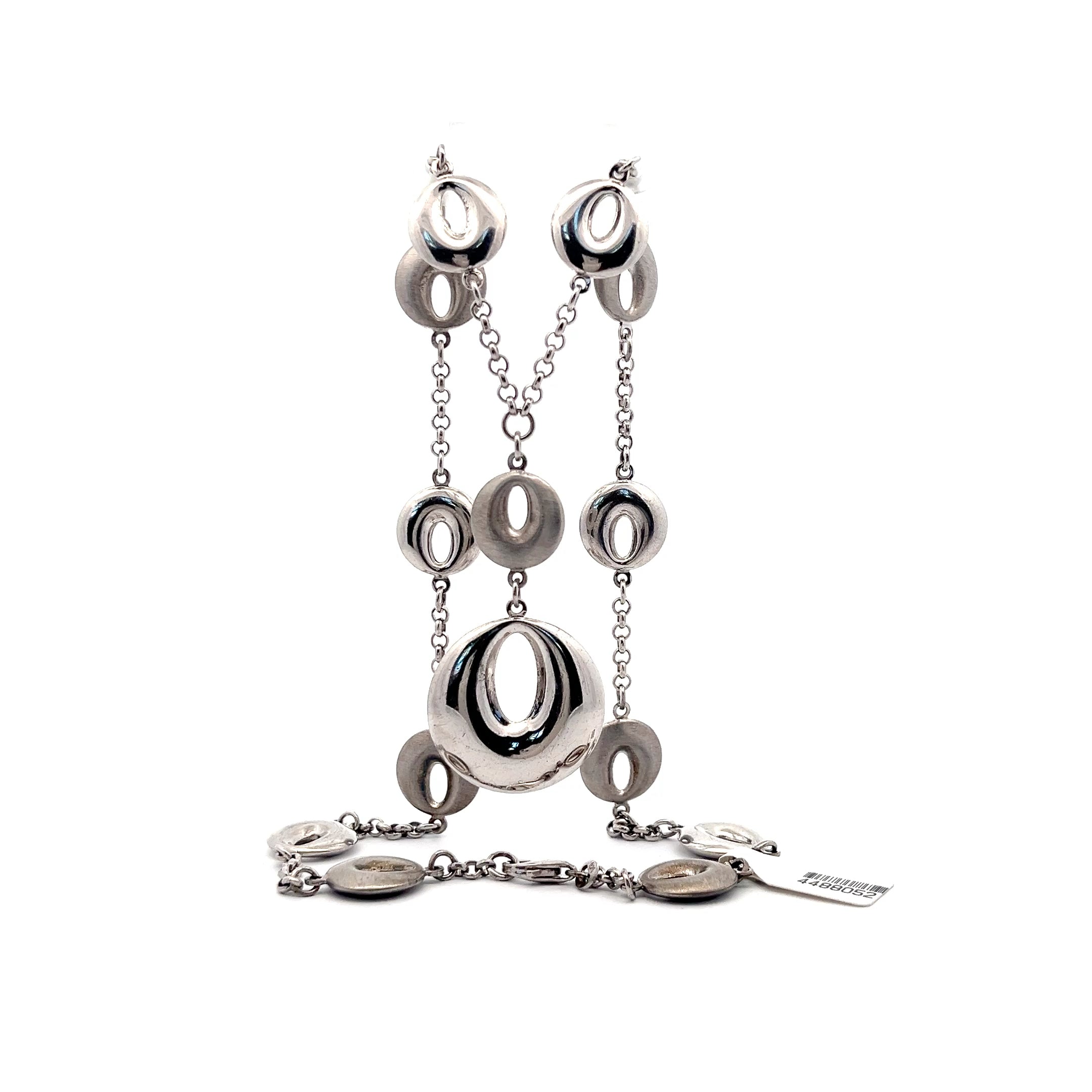 Disc Statement Necklace
