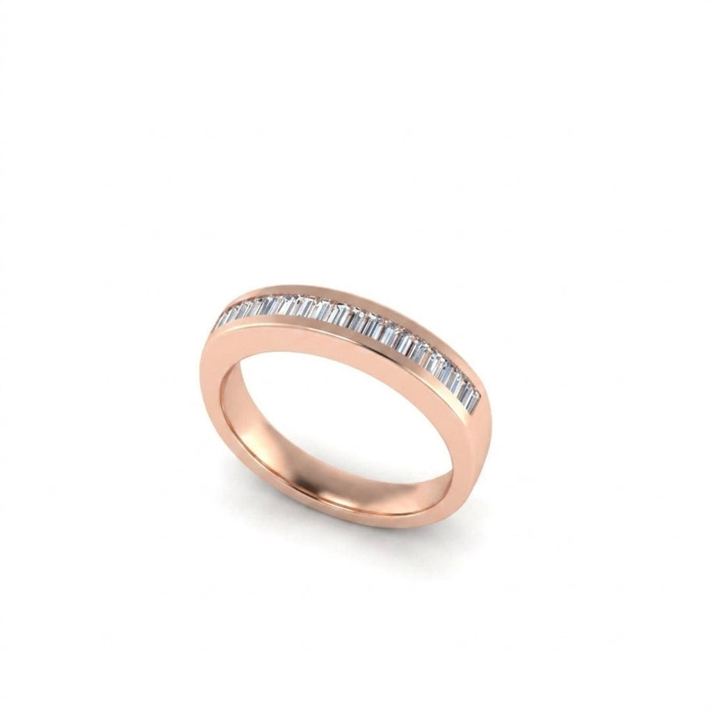 Channel-Set Baguette Diamond Ring