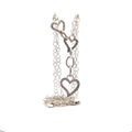 Triple Heart Pendant Necklaces