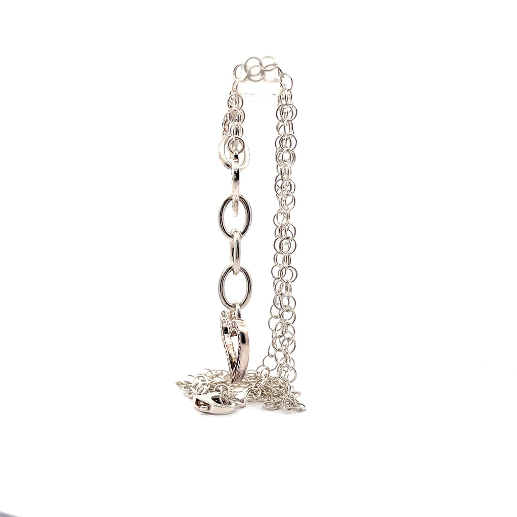 Triple Heart Pendant Necklaces