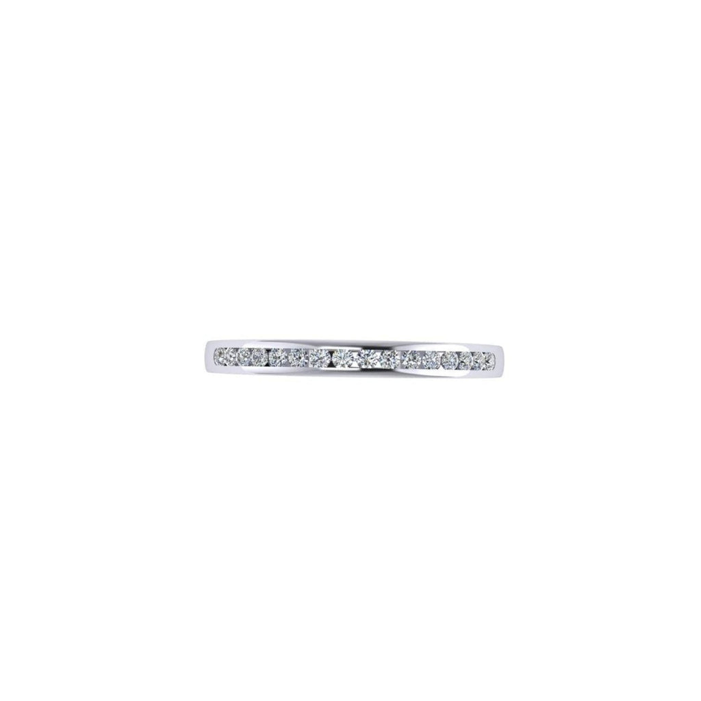 Channel-Set Half Eternity Band