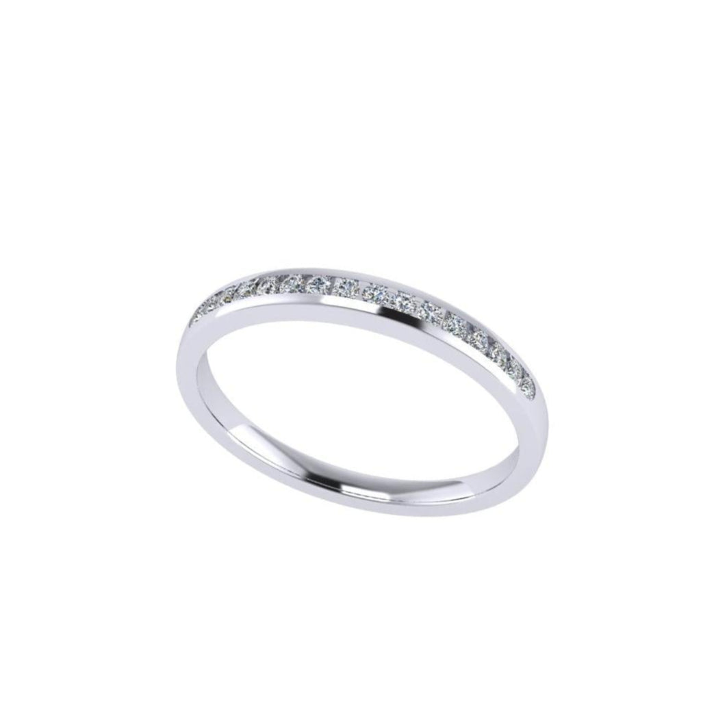 Channel-Set Half Eternity Band
