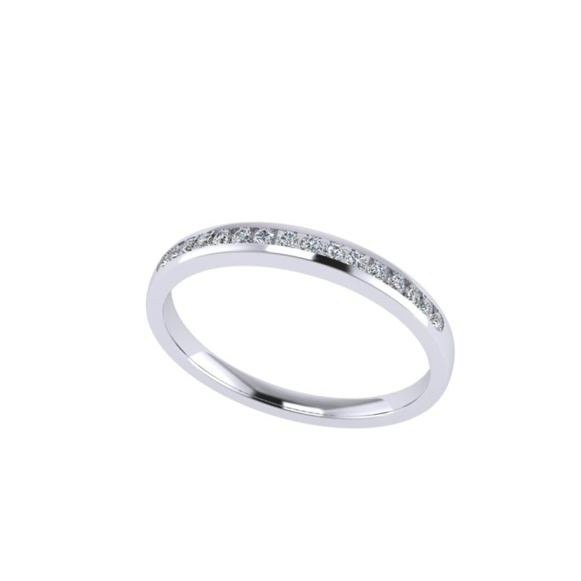 Channel-Set Half Eternity Band