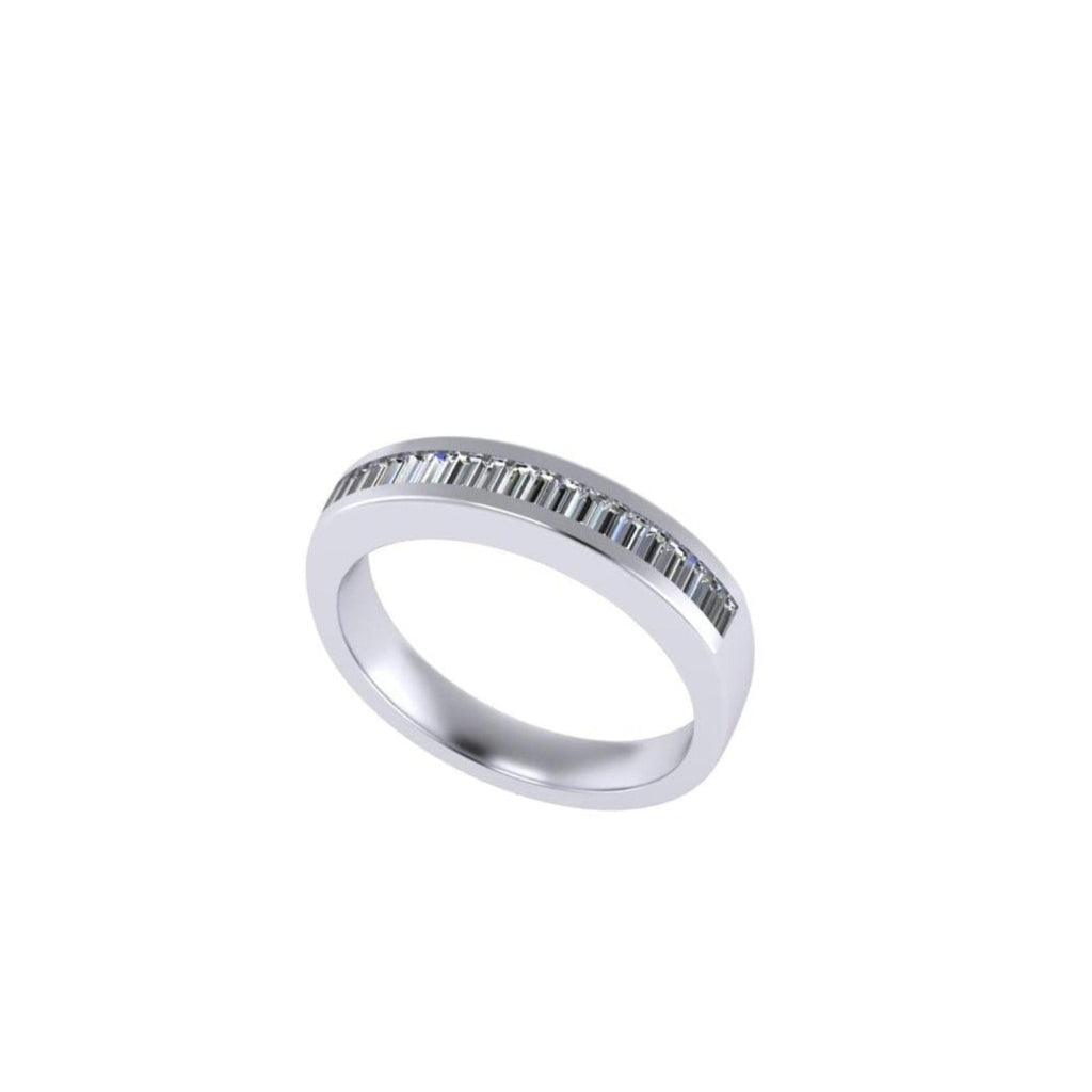 Channel-Set Baguette Diamond Ring