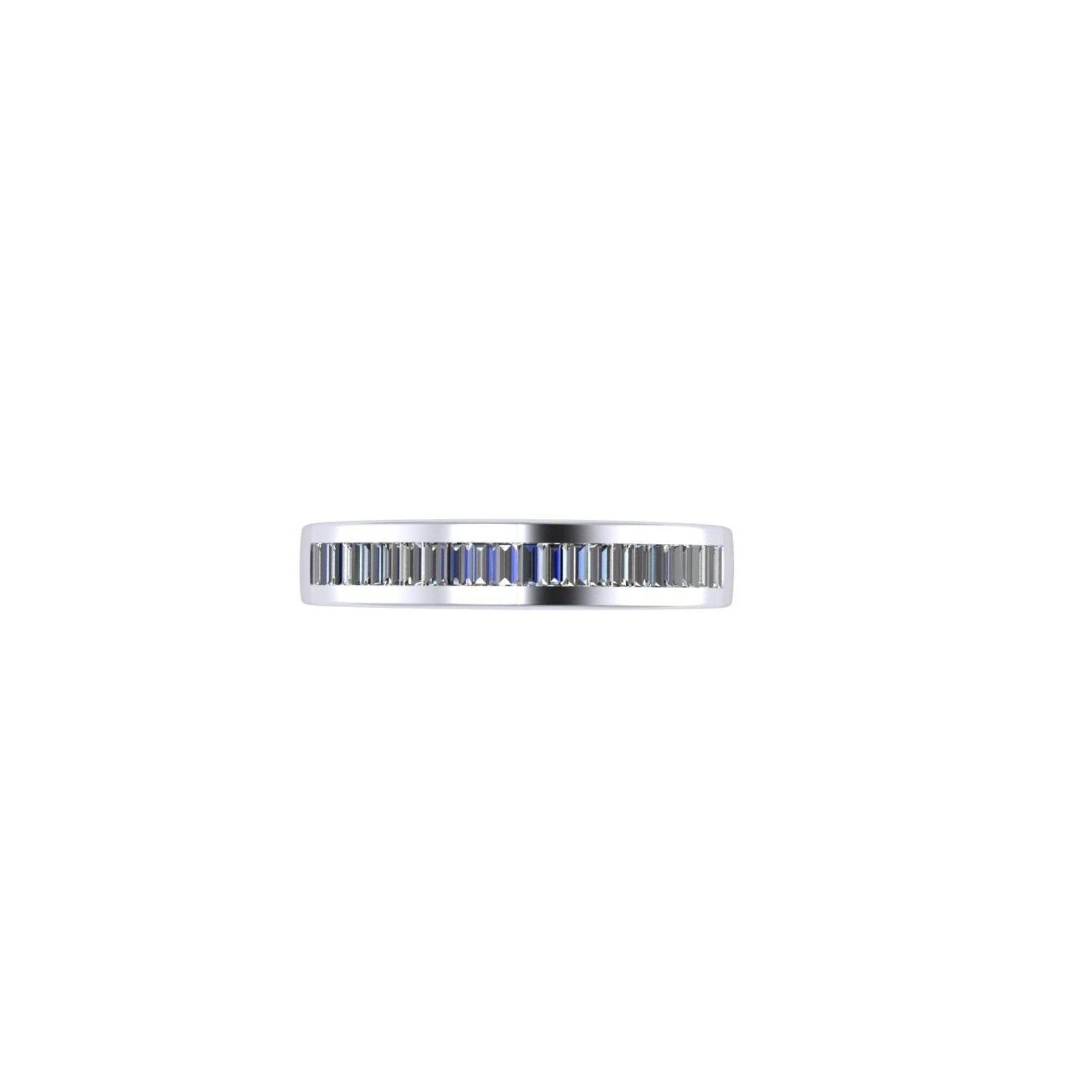Channel-Set Baguette Diamond Ring