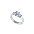 5-Stone Baguette Cut Engagement Ring