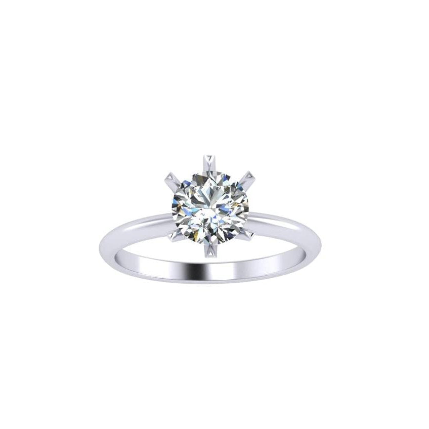 Knife Edge Shank Solitaire