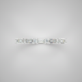 Gold Whimsical Diamond and Baguette Wedding Band – Timeless Sivana Luxury