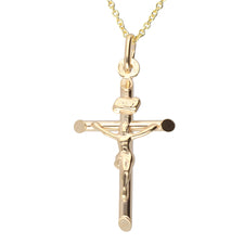 9K Gold Crucifix Pendant