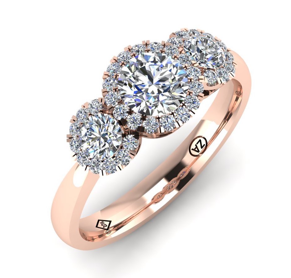 DESIGNER CLUSTER DIAMOND ENGAGEMENT RINGS | Sivana Diamonds | Buy Diamond Jewellery Online in South Africa