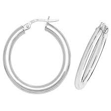 9kt Yellow Gold Hoop Earring (20mm) --hoope