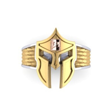 Otzar Gladiator Mask Ring-Sivana Diamonds
