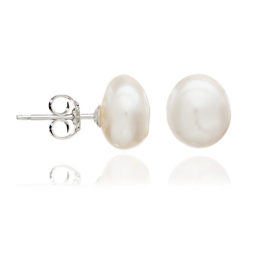 Freshwater Pearl Stud Earrings-Sivana Diamonds