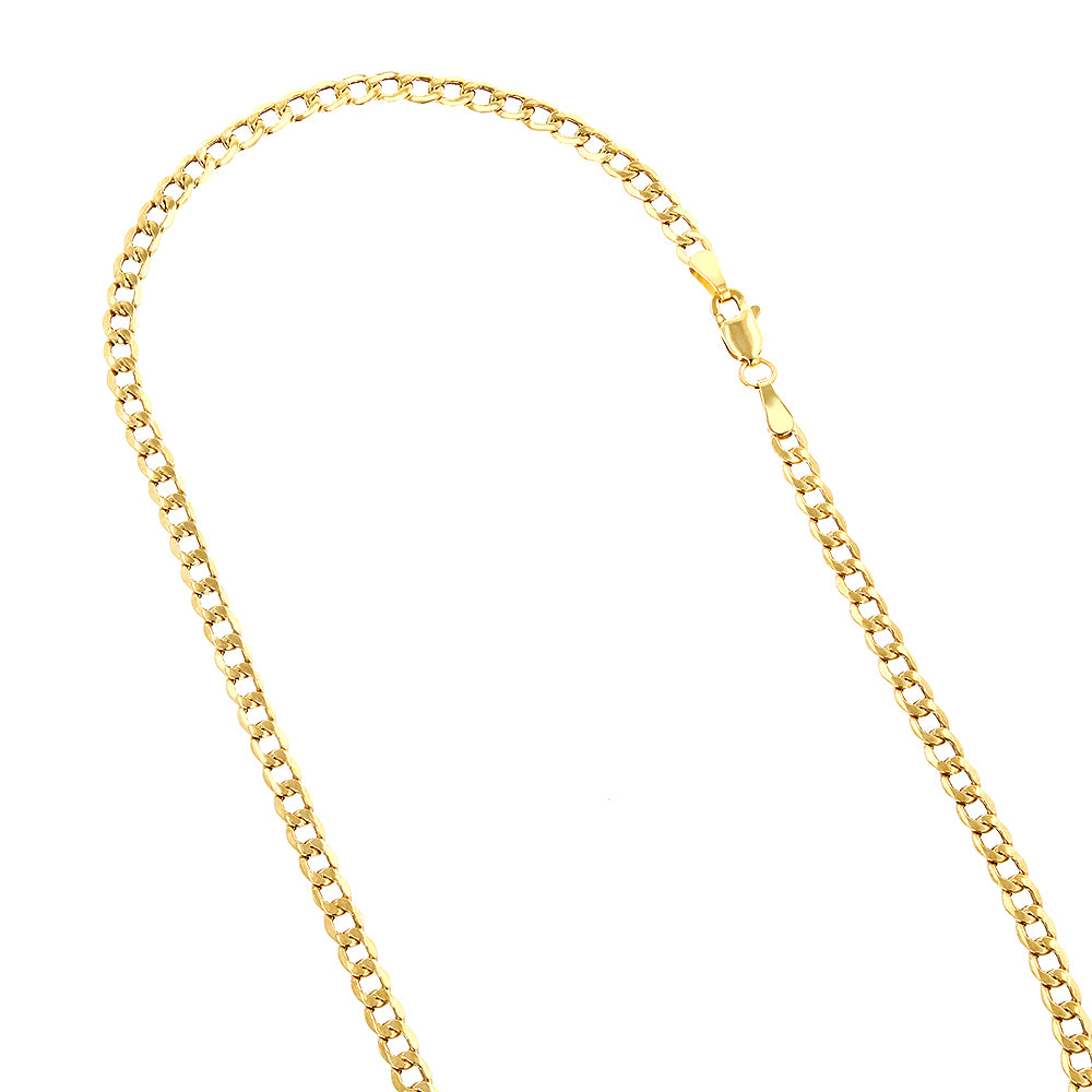Gold Filled Long Fine Curb Neck Chain-Sivana Diamonds