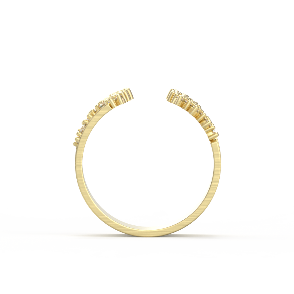 Diamond Cuff Ring