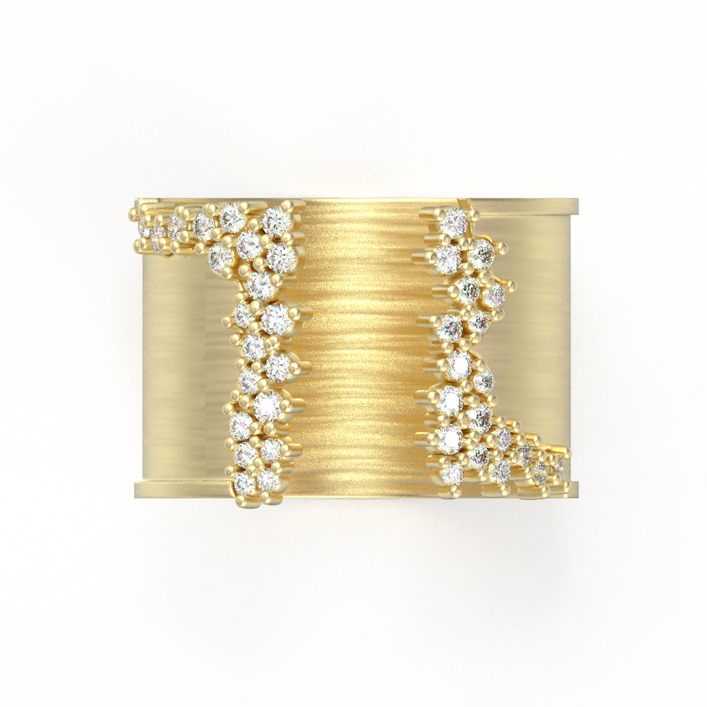 Diamond Cuff Ring