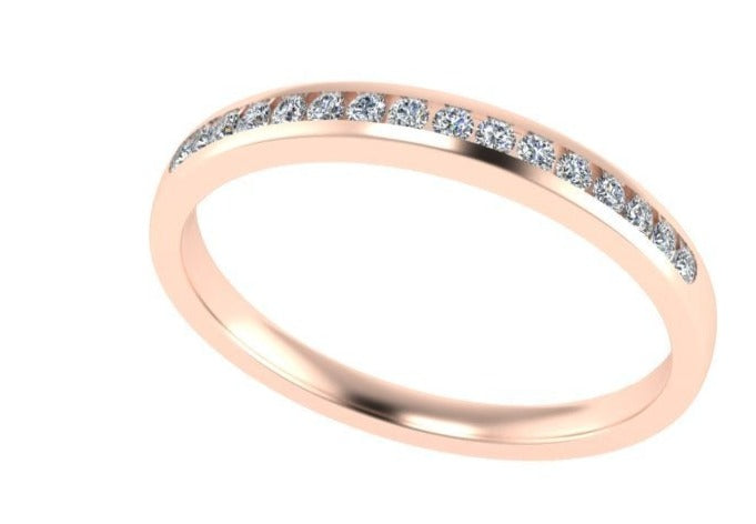 Channel Set Diamond Eternity Ring-Sivana Diamonds