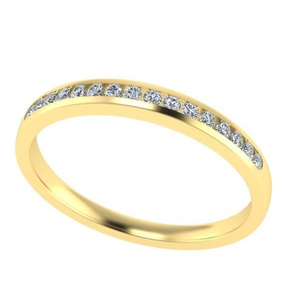 Channel Set Diamond Eternity Ring-Sivana Diamonds