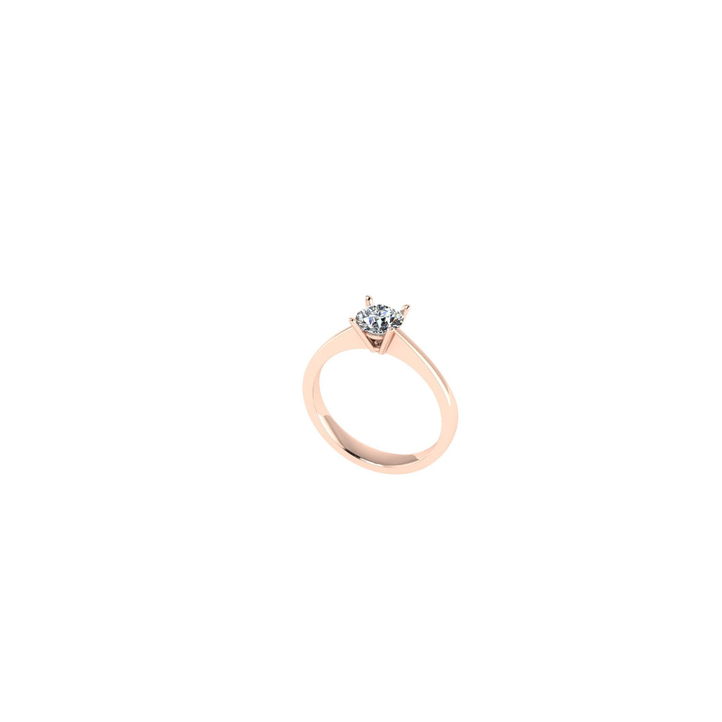 Copy of Classic Four Claw Diamond Solitaire Ring (SF 11531)-Sivana Diamonds