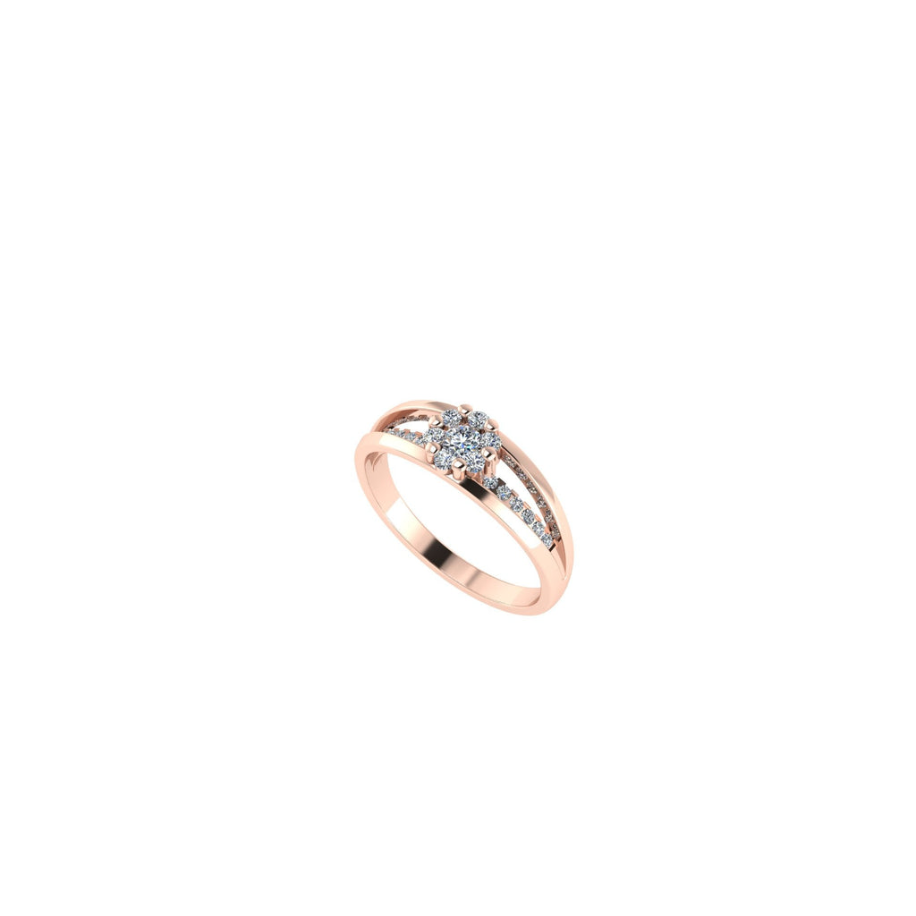 Three-Way Split Shank Engagement Ring - F (SF 15022)-Sivana Diamonds