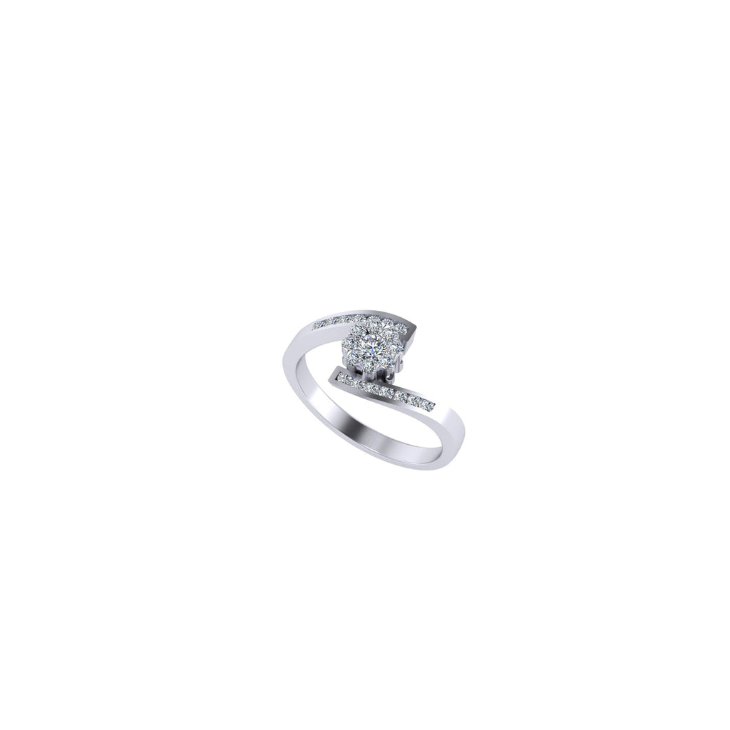 Split Band Engagement Ring - F (SF 15027)-Sivana Diamonds