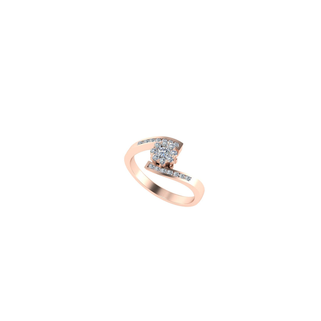 Split Band Engagement Ring - F (SF 15027)-Sivana Diamonds