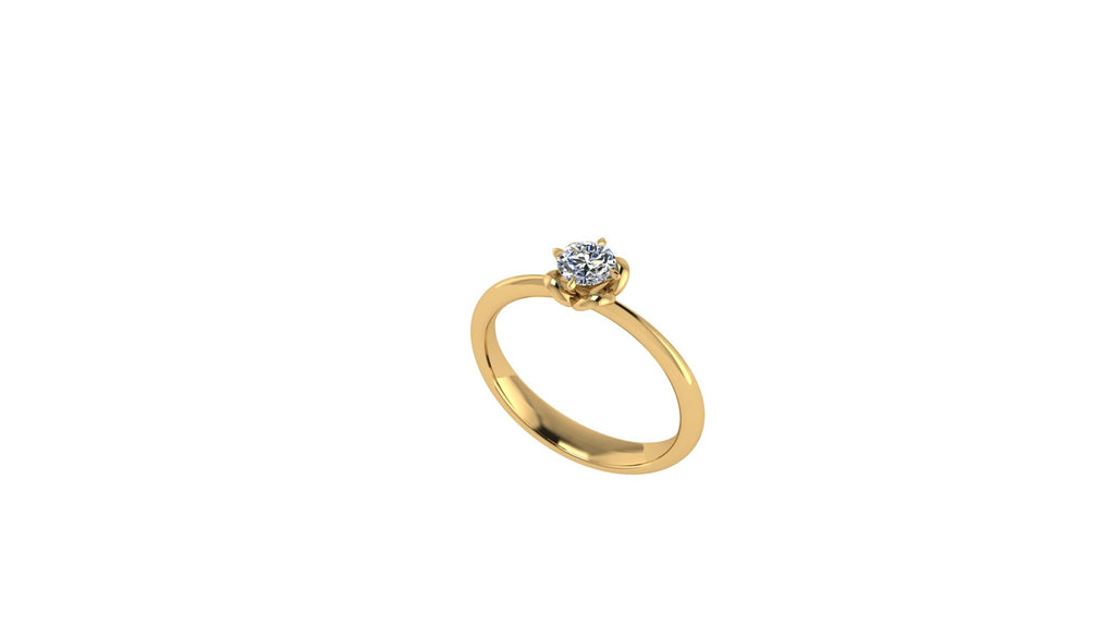 CLASSIC DIAMOND SOLATAIR ENGAGEMENT RING-Sivana Diamonds