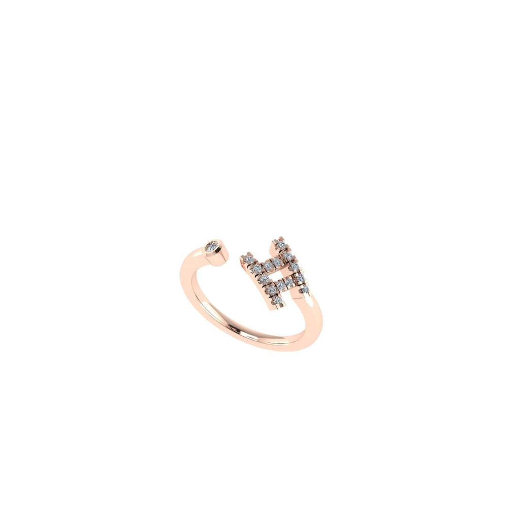 GEMINI STAR SIGN RING (SF 16968)-Sivana Diamonds
