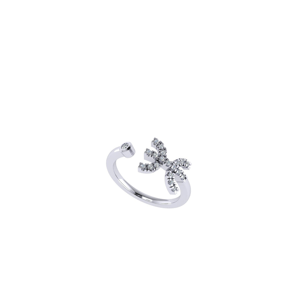 PISCES STAR SIGN RING (SF 16977)-Sivana Diamonds