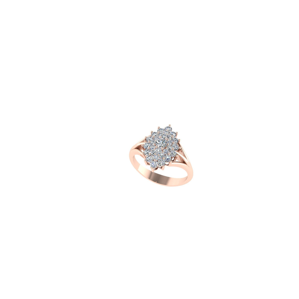 Diamond Cluster Ring (HEJ)(SF 2900)-Sivana Diamonds