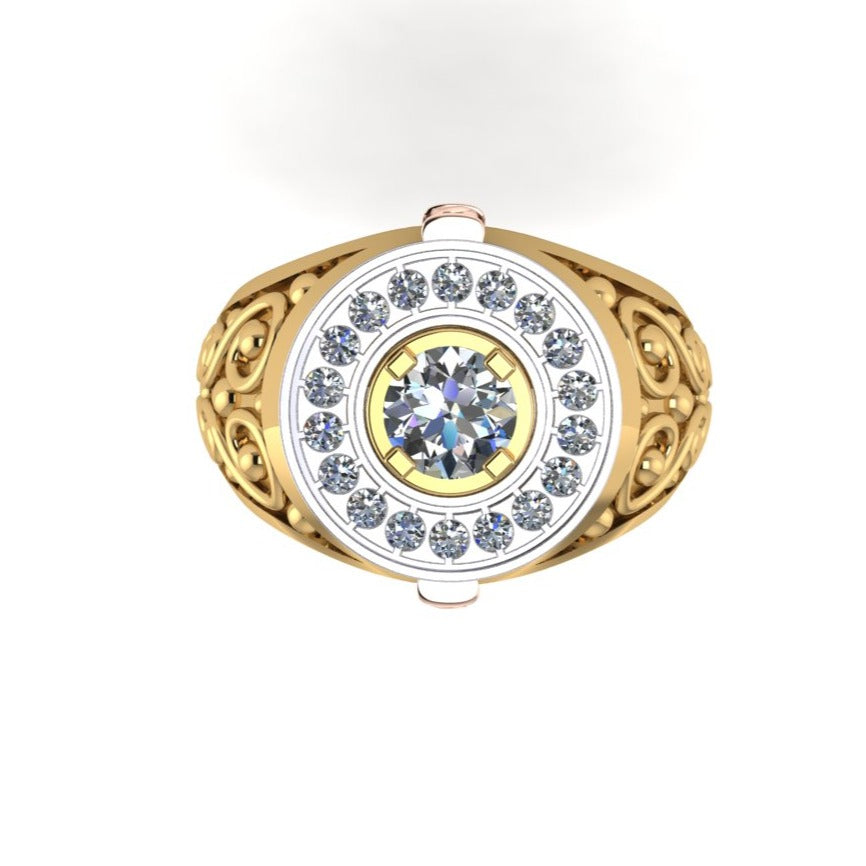 Otzar Celtic Pattern Ring-Sivana Diamonds