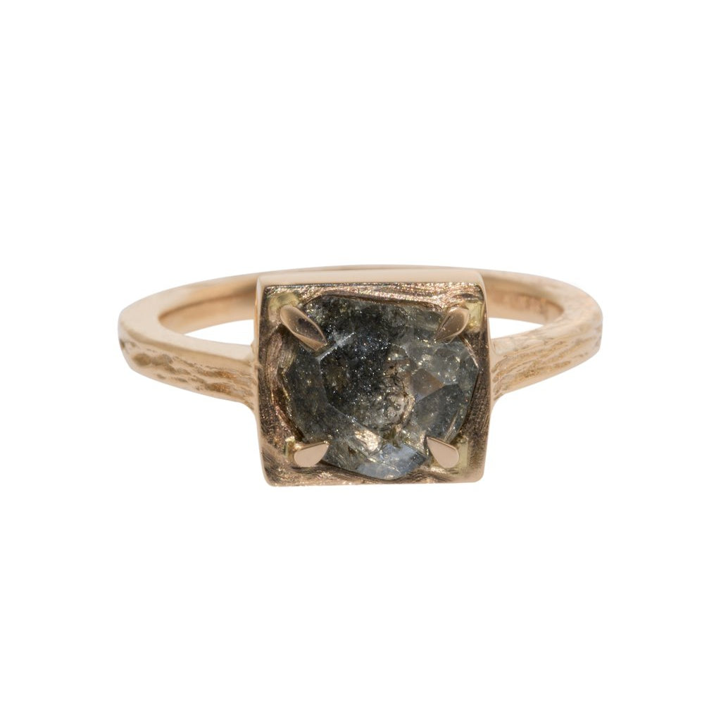 Four Claw Rose Gold Ring-Sivana Diamonds