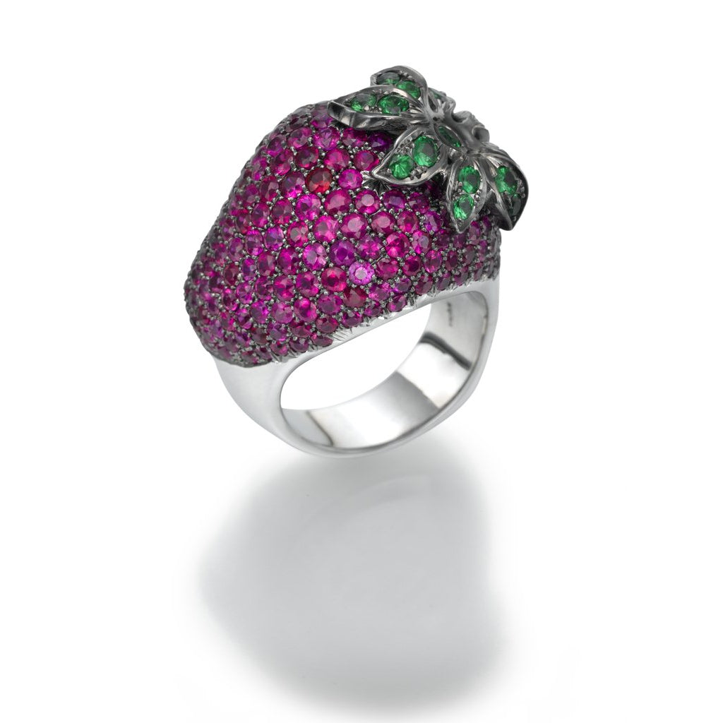 Strawberry diamond ring sale
