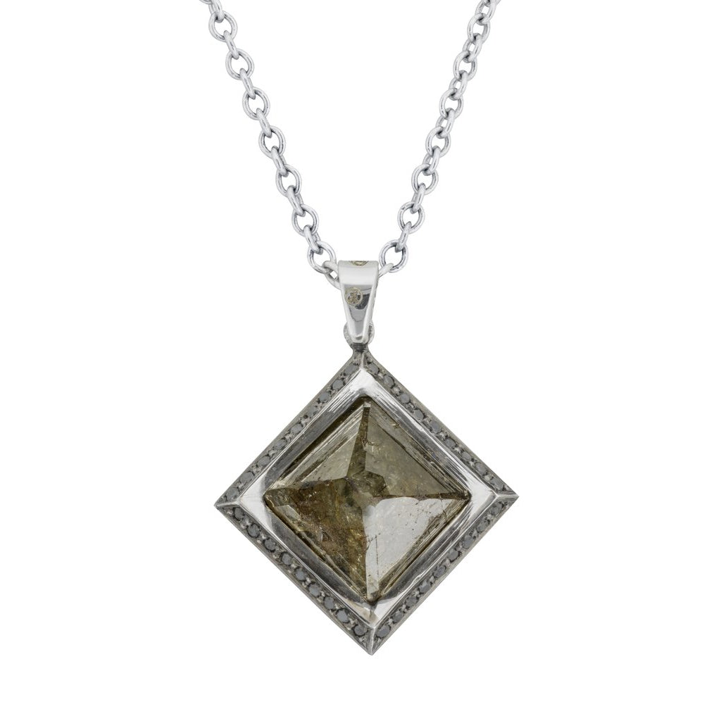 White Gold Diamond Pendant-Sivana Diamonds