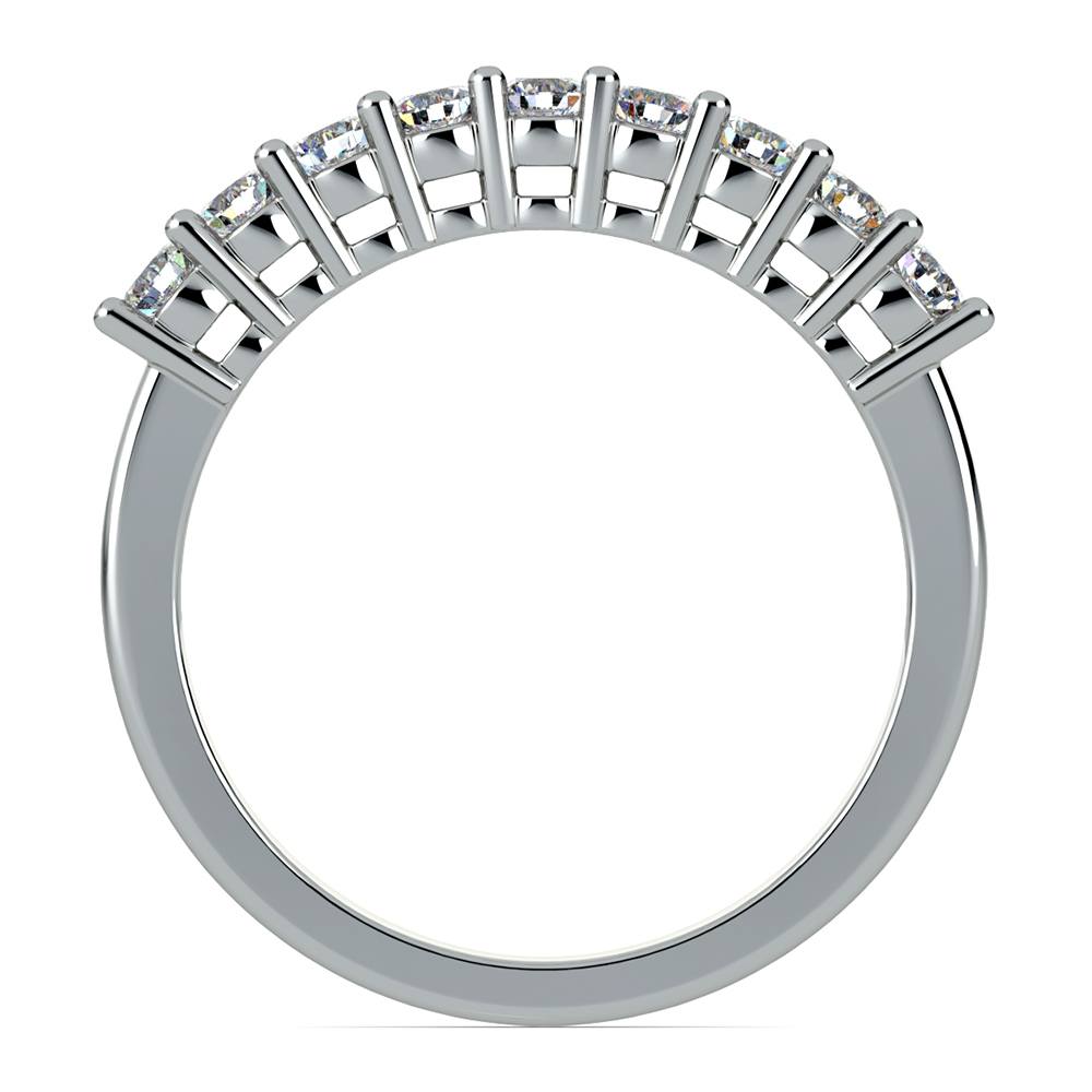 9 Stone Half Eternity Diamond Wedding Band [DR310]