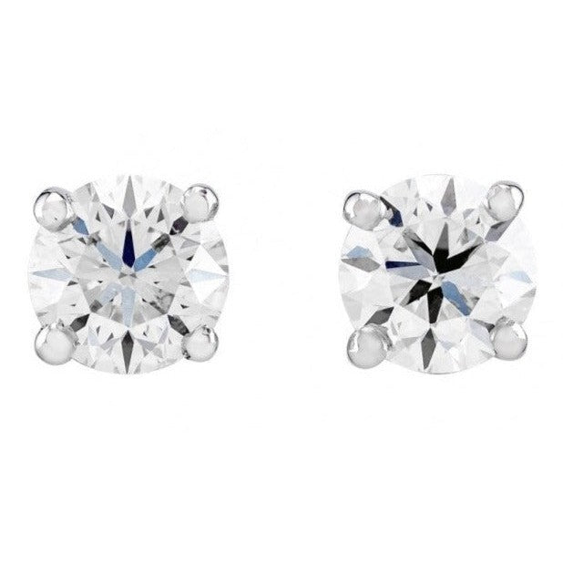 Four Claw Diamond Studs 0.40ct-Sivana Diamonds